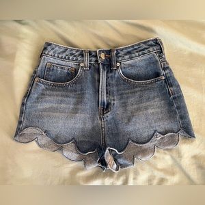 Denim shorts